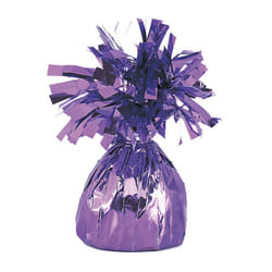 Unique Party Foil Tassels Balloon Weights (Pack Of 6) - One Size, Lavender