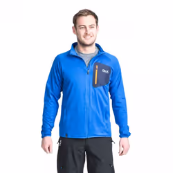 Trespass Mens Colson Full Zip Active Top - S, Blue Marl