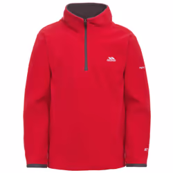 Trespass Childrens Boys Etto Half Zip Fleece Top - 2/3 Years, Red