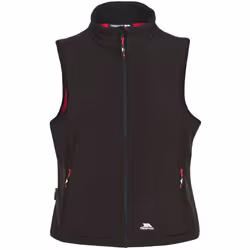 Trespass Womens/Ladies Norma Softshell Sleeveless Gilet - XXS, Black
