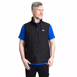 Trespass Mens Vassus Soft-shell Jacket - XS, Black