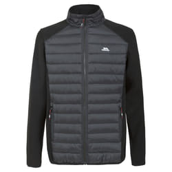 Trespass Mens Saunter Full Zip Fleece Jacket - XXL, Black