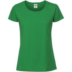 Fruit Of The Loom Womens/Ladies Fit Ringspun Premium Tshirt - M UK, Kelly Green