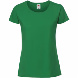 Fruit Of The Loom Womens/Ladies Fit Ringspun Premium Tshirt - XL UK, Kelly Green