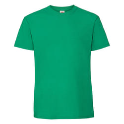 Fruit Of The Loom Mens Ringspun Premium Tshirt - L UK, Kelly Green