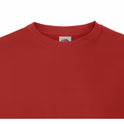 Fruit Of The Loom Mens Ringspun Premium Tshirt - 2XL UK, Red