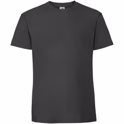 Fruit Of The Loom Mens Ringspun Premium Tshirt - S UK, Light Graphite