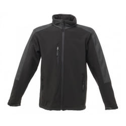 Regatta Mens Hydroforce 3-layer Membrane Waterproof Breathable Softshell Jackets - M, Black