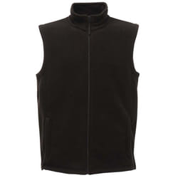 Regatta Mens Micro Fleece Bodywarmer / Gilet - S, Black