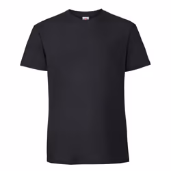 Fruit Of The Loom Mens Iconic 195 Ringspun Premium Tshirt - 4XL UK, Black