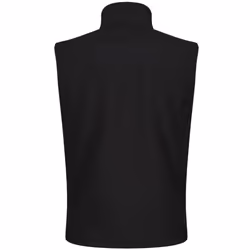 Regatta Mens Flux Softshell Bodywarmer / Sleeveless Jacket Water Repellent And Wind Resistant - 4XL, All Black