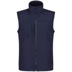 Regatta Mens Flux Softshell Bodywarmer / Sleeveless Jacket Water Repellent And Wind Resistant - 4XL, Navy /Navy