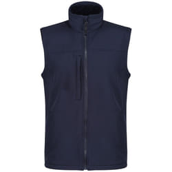 Regatta Mens Flux Softshell Bodywarmer / Sleeveless Jacket Water Repellent And Wind Resistant - 4XL, Navy /Navy