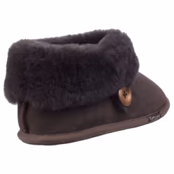 Cotswold Womens/Ladies Wotton Sheepskin Soft Leather Booties - 7 UK, Chocolate