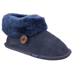 Cotswold Womens/Ladies Wotton Sheepskin Soft Leather Booties - 7 UK, Dark Blue