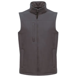 Regatta Mens Flux Softshell Bodywarmer / Sleeveless Jacket (Water Repellent & Wind Resistant) - XL, Seal Grey/Seal Grey