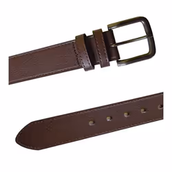 Duke Mens Archie Antique Buckle Belt - 42, Brown