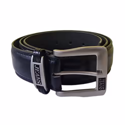Duke Mens D555 Kenny Kingsize Bonded Leather Belt - 64, Black