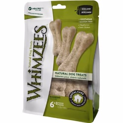 Whimzees Dog Treat, Rice Bone, 9 pieces