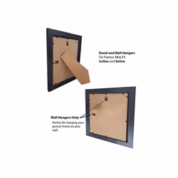 FRAMES BY POST H7 Picture Photo Frame - Black, 50 x 40 cm