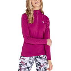 Dare 2B Womens Lowline 1/4 Zip  Stretch Pullover Midlayer Jumper - Pink - 20 UK, Pink