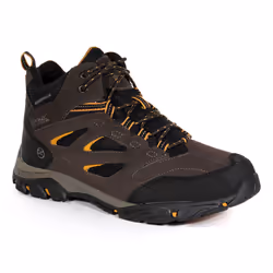 Regatta Holcombe Mid Male Adult Black, Brown, Gold
