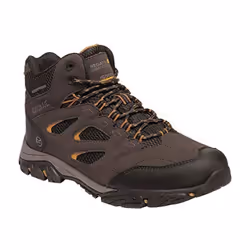 Regatta Mens Holcombe IEP Mid Hiking Boots - 12 UK, Peat/Inca Gold