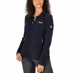 Regatta Womens Floreo III Full Zip Outdoor Warm Winter Fleece Jacket Coat - 8 UK, Navy