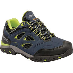 Regatta Childrens/Kids Holcombe Low Junior Hiking Boots - 13 UK Child, Navy Blaze/Lime Punch