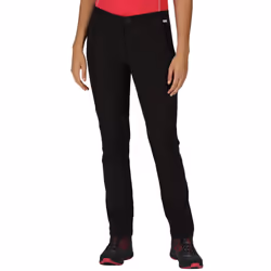 Regatta Womens Highton Stretch Outdoor Walking Hiking Trousers Pants - Black - 14 UK, Black