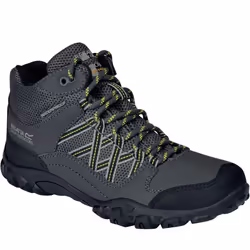 Regatta Kids Edgepoint Water Resistant Outdoor Walking Hiking Ankle Boots - 13K UK, Blue
