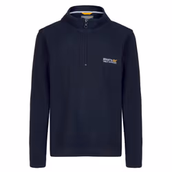 Regatta Great Outdoors Childrens/Kids Hot Shot II Half Zip Fleece Top - 13 Years, Navy/Navy