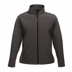 Regatta Womens/Ladies Ablaze Printable Softshell Jacket - 16 UK, Seal Grey/Black
