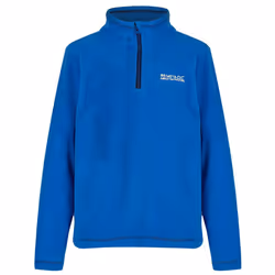 Regatta Great Outdoors Childrens/Kids Hot Shot II Half Zip Fleece Top - 7-8 Years, Oxford Blue/Navy