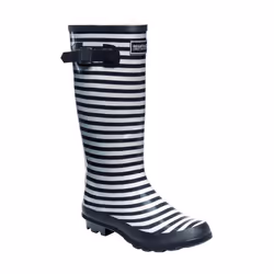Regatta Womens/Ladies Ly Fairweather II Tall Durable Wellington Boots - 4 UK, Navy/White