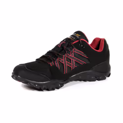 Regatta Womens/Ladies Edgepoint III Walking Shoes - 5 UK, Black/Beaujolais