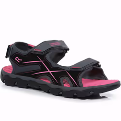 Regatta Kids Boys Kota Drift Lightweight Outdoor Walking Hiking Sandals - 10K UK, Granite Cabaret