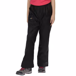 Regatta Great Outdoors Kids Boys Adventure Tech Pack It Waterproof Overtrousers - 14 Years, Black