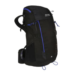 Regatta Blackfell III 35L Rucksack - One Size, Black/Surfspray Blue