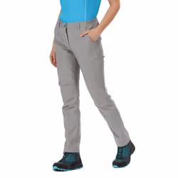 Regatta Womens/Ladies Highton Walking Trousers - 10R UK, Seal Grey - Additional view 2