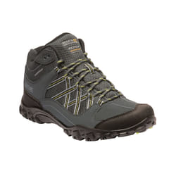 Regatta Mens Edgepoint Mid Waterproof Hiking Shoes - 6.5 UK, Briar/Lime Punch