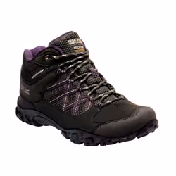 Regatta Womens/Ladies Edgepoint Waterproof Walking Boots - 6 UK, Black/Prune