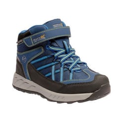 Regatta Kids Samaris V Mid Walking Boots - 11 UK Child, Prussian/Neon Spring