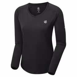 Dare 2B Womens/Ladies Discern Long Sleeve T-Shirt - 18 UK, Black