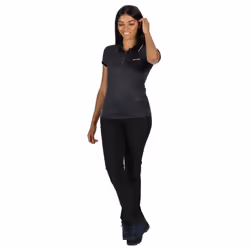 Regatta Womens/Ladies Remex II Polo Neck T-Shirt - 18 UK, Black