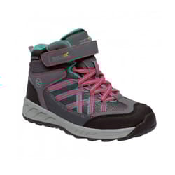 Regatta Kids Samaris V Mid Walking Boots - 10 UK Child, Granite/Duchess