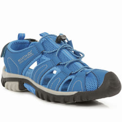 Regatta Kids Westshore Closed Toe Adjustable Walking Hiking Sandals - 12K UK, Petrol Blue