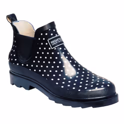 Regatta Great Outdoors Womens/Ladies Harper Low Cut Wellington Boots - UK 3, Navy Polka