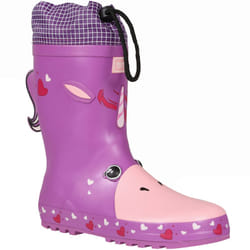 Regatta Kids Mudplay Animal Outdoor Walking Wellington Boots Rain Boots Wellies - 2.5 UK, Unicorn