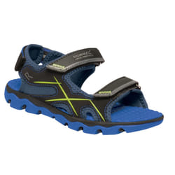 Regatta Childrens/Kids Kota Drift Sandals - 11 Child UK, Nautical Blue/Electric Lime
